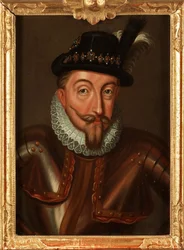 Retrato de Sigismundo III Vasa (1566-1632) roi de Pologne (1587-1632) et de Suede (1592-1599) - Retrato de Sigismundo III Vasa, Rei da Polónia (1566-1632) par Pasch, Ulrika Fredrika (1735-1796), - Óleo sobre madeira, 21,5x15,5 - Colecção Privada