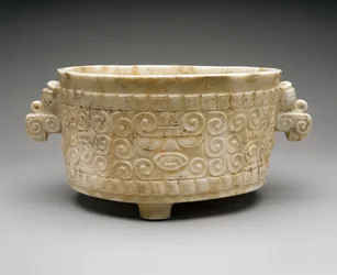 Vaso de Tripé com Pássaros, Terminal Classic, 800-1000 (mármore)
