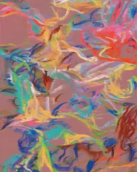 Movimento dinâmico das cores