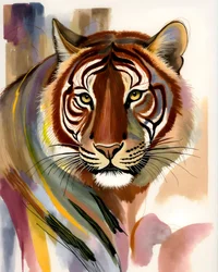Tiger Gaze: A Aura Indomável