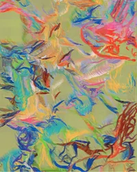 Fluxo abstrato vibrante