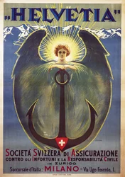 Cartaz Helvetia de Umberto Boccioni