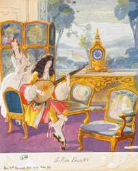 O estilo de Luís XIV.