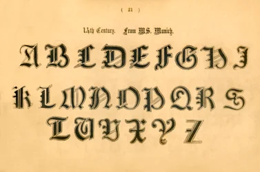 Século 14. Do MS. Munique, 1862