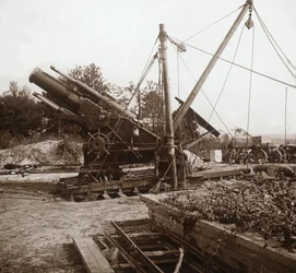 Argamassa 220, Genicourt, norte da França, c1914-c1918