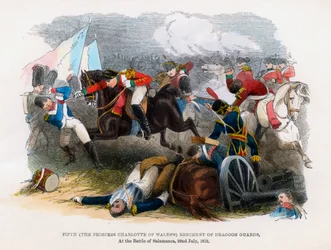 5º Regimento de Guardas de Dragões, A Batalha de Salamanca, 22 de julho de 1812