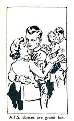 As danças da ATS são divertidas, 1940