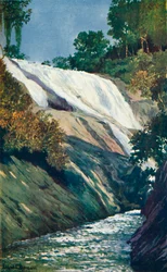 A Cascade at Tijuca, Rio, 1914