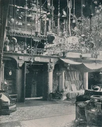 Um canto no estúdio do Sr. Louis C. Tiffany, 1897