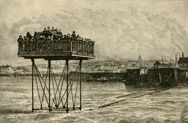 Uma ponte rolante curiosa, 1882.