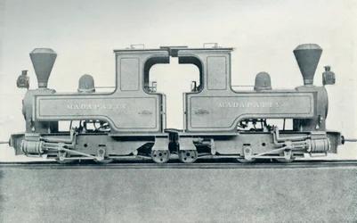 Uma locomotiva dupla, 1922.