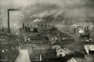 Uma paisagem de fábrica nas olarias, 1938