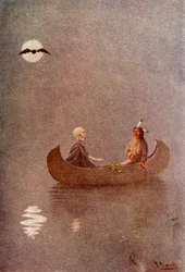 «Uma expedição de pesca na terra das sombras», 1914.
