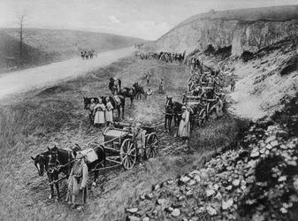Uma unidade de metralhadora alemã, Primeira Guerra Mundial, 1915