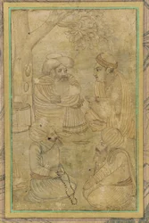 Um hindu e três maometanos, século XVII.