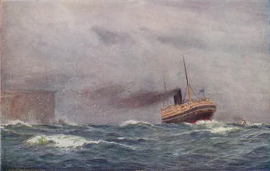 A Homeward Bound P. & O. Liner, 1923.