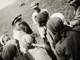 Uma brigada de Calcutá dando um tempo, URSS, 1931