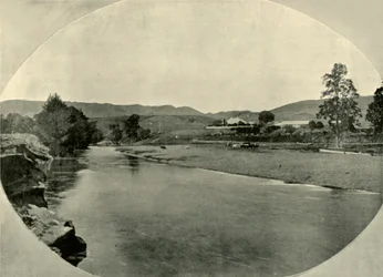 Uma herdade da estação de New South Wales, 1901.
