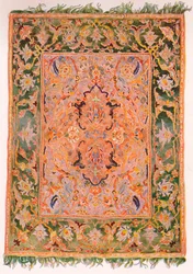 Um tapete de Polonaise da Pérsia, c1630, 1923