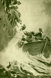 Um resgate no mar, c1930.