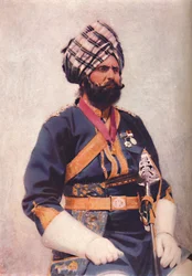Um Risaldar da 16a cavalaria de Bengala, 1902