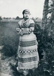 Um camponês russo fantasiado, 1912