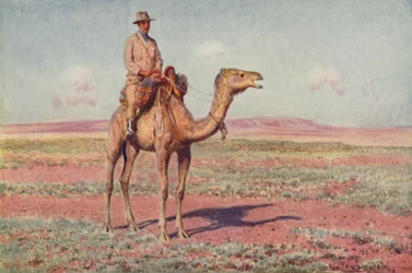 Uma cena na Austrália Central, 1923.