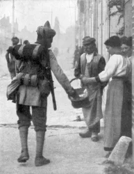 Um soldado do exército indiano britânico, França, c1915