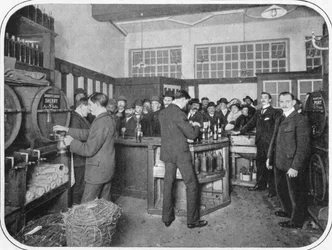 A Strand wine bar, Londres c1903 1903