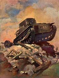 Um tanque, c1930.