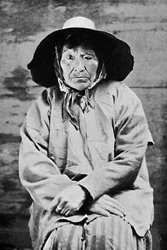Uma mulher Tlingit do Alasca, 1912