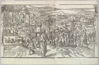 Um funeral turco do friso Ces Moeurs et fachons de faire de Turcz Customs and Fas..., 1553.