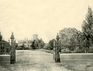 Uma residência privada Victoria, 1901.