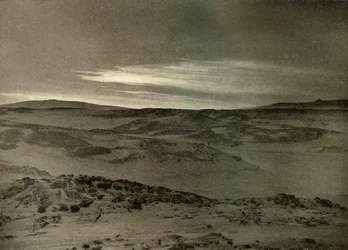 A View North, Towards The Dying Sun, em março de c08, 1909.