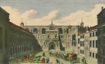 Uma vista da capela da cidade de Londres, c1750s, início do século XIX, 1948.