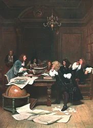 Um chicote para Van Tromp, o Almirantado, 1883, c1902.