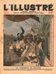 Um acidente de balão, 1932.