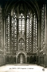 Um interior da capela, Paris, França, século XX