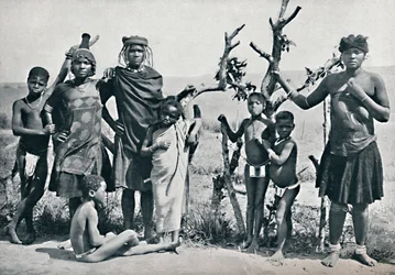 Um grupo de Zulus, 1912