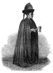 Um lama, Tibete, século XIX