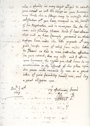 Carta de Oliver Cromwell ao cardeal Mazarin, 4 de dezembro de 1657, 1899