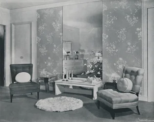 Um quarto moderno inspirado pelos chineses, 1942