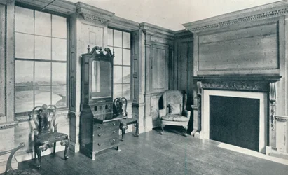 Uma sala de c1740 de 63, Mansell Street, c1740