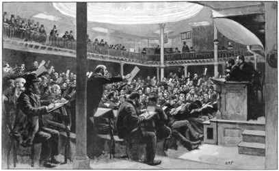 Uma venda de lã colonial na bolsa de lã, Coleman Street, Londres, 1889