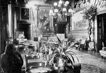 Salão de beleza, Sandringham House, Norfolk, 1910