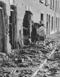 Uma cena durante a blitz de Londres, c1940 1942