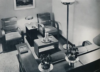 Uma seção da sala de estar, 1936