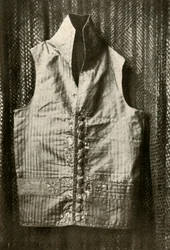 Um colete usado pelo conde Lemcke, c1798, 1937.