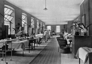 Uma ala do Hospital Guys, Southwark, Londres, 1904
