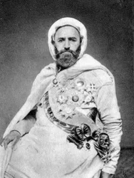 Abd al-Qadir, sufi argelino e líder político e militar, 1875
